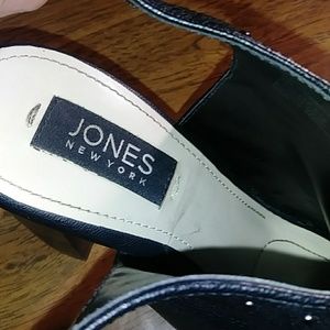 Black open toe heels